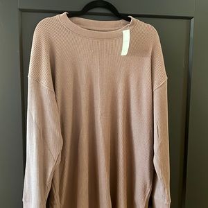 Brown Abercrombie thermal XL NWT